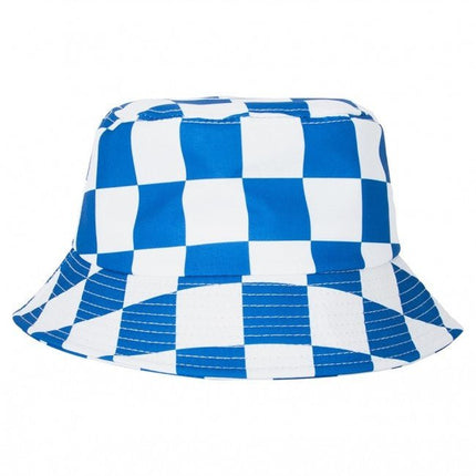 Vissershoedje Blauw /Wit Geblokt van PartyXplosion koop je bij Partywinkel