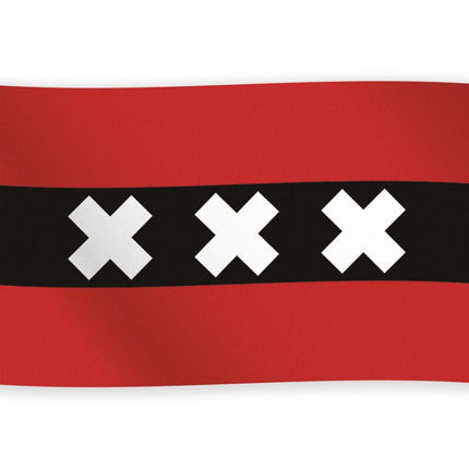 Vlag Amsterdam 1,5m van WeFiesta koop je bij Partywinkel