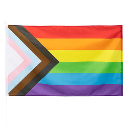 Vlag Regenboog Pride 1,5m van Boland koop je bij Partywinkel