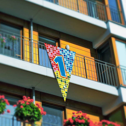 Vlag XL 1 Jaar van Folat koop je bij Partywinkel