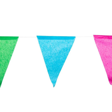 Vlaggenlijn Meerkleurig 10m van WeFiesta koop je bij Partywinkel