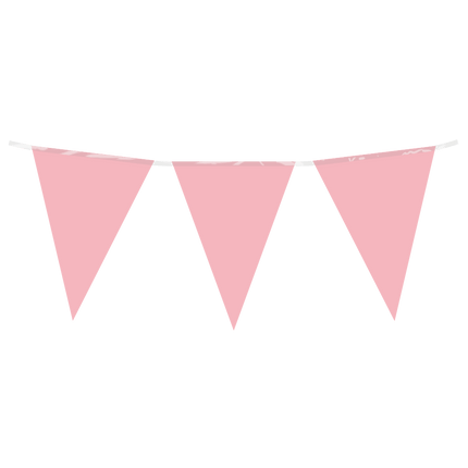 Vlaggenlijn pastel roze van Paper Dreams koop je bij Partywinkel