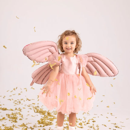 Vlinder Helium Ballon Roze Leeg 50cm van Partydeco koop je bij Partywinkel