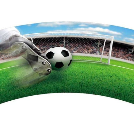Voetbal Bekers 3D Plastic 250ml 4st - Partywinkel - 8714572262019