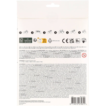 Voetbal Nep Tattoos 25st van Folat koop je bij Partywinkel