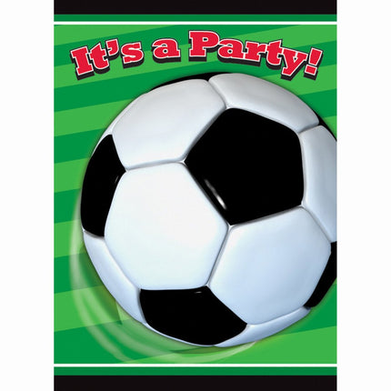 Voetbal Uitnodigingen It's A Party 8st van Unique koop je bij Partywinkel