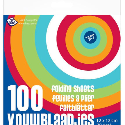 Vouwblaadjes 12cm 100st van Haza Witbaard koop je bij Partywinkel