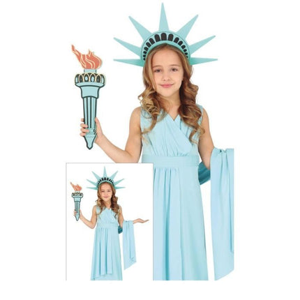 Vrijheidsbeeld Jurk Kind van Fiestas Guirca koop je bij Partywinkel