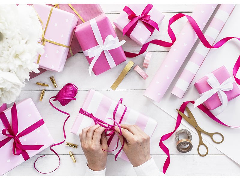 Washi Tape Lichtroze Goud 10m 4st van Partydeco koop je bij Partywinkel