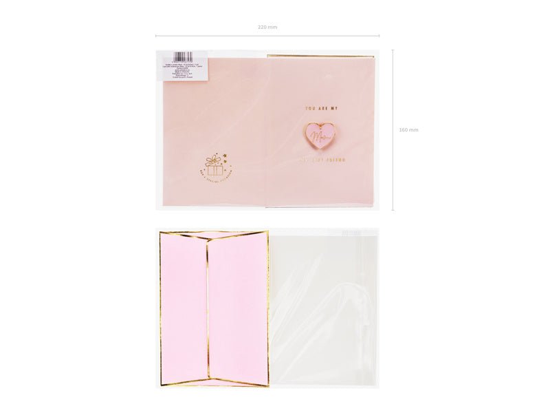 Wenskaart Mom 14,8cm van Partydeco koop je bij Partywinkel