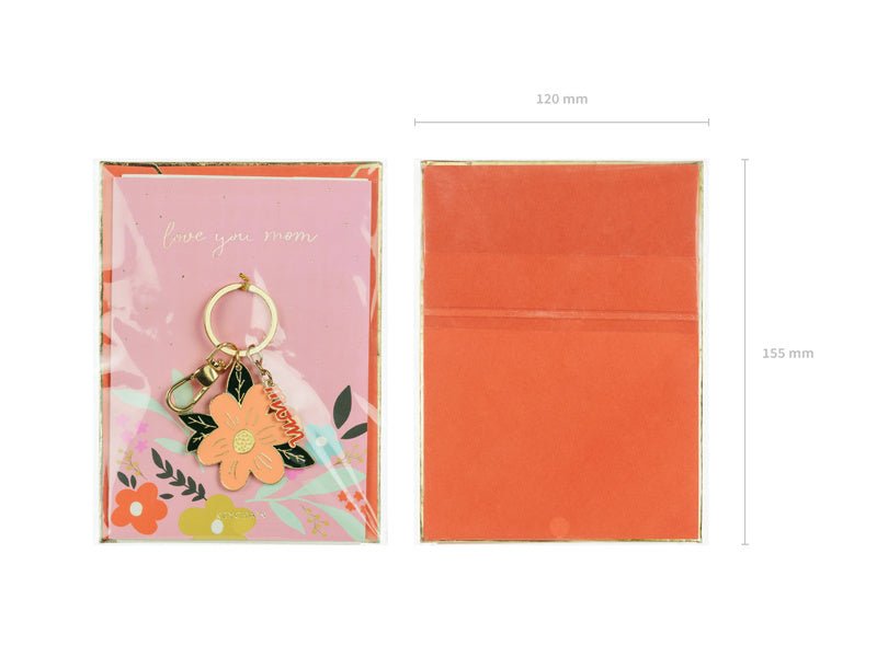 Wenskaart Sleutelhanger 16cm van Partydeco koop je bij Partywinkel