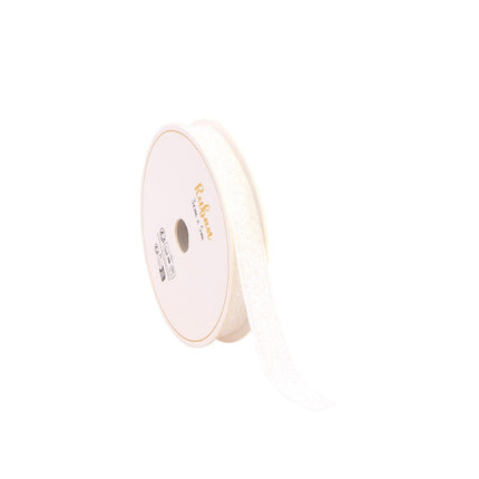 Cinta Blanca Purpurina 10Mm 3m