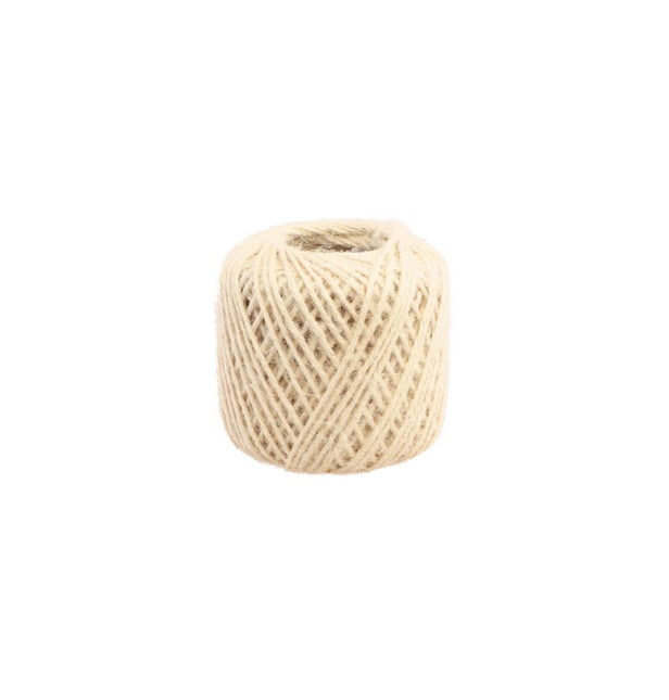 CINTA DE YUTE BLANCA 2 MM X 30 M