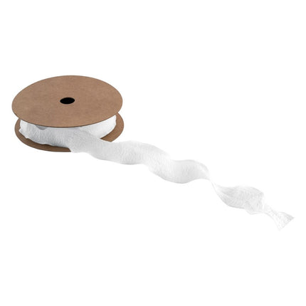 CINTA ARRUGADA BLANCA 2,5 CM X 10 M