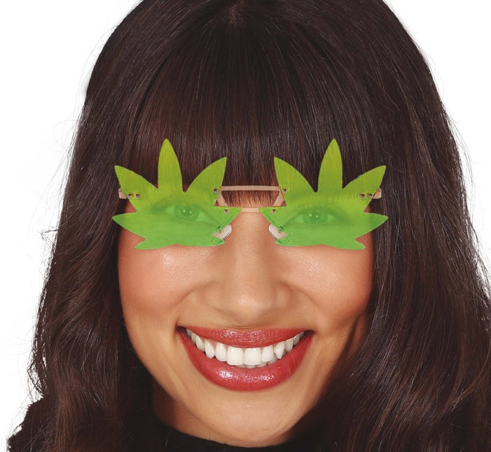 Wiet Bril Groen - Partywinkel - 8434077270394