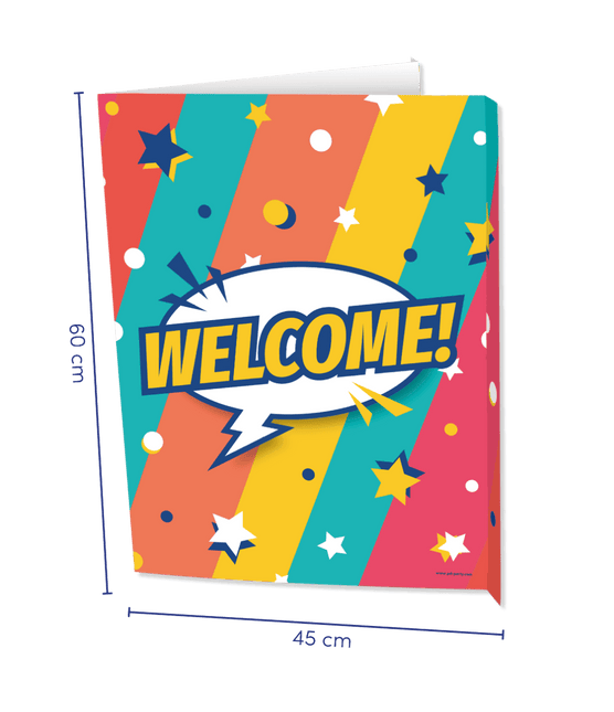 Window signs Welcome 60cm van Paper Dreams koop je bij Partywinkel