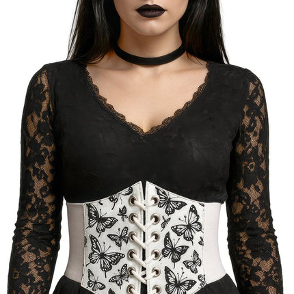 Wit Corset Dames Vlinders van Fiestas Guirca koop je bij Partywinkel