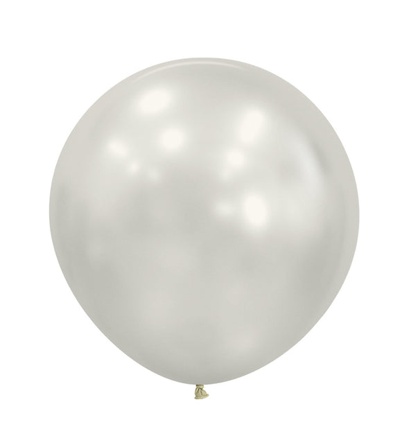 Witte Ballonnen Silk 61cm 3st van Sempertex koop je bij Partywinkel