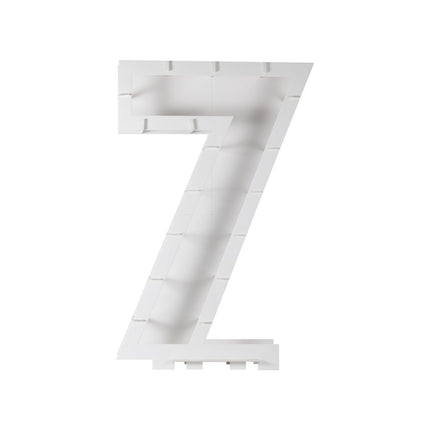 Witte Ballonnen Standaard 7 Jaar 81cm van Ginger Ray koop je bij Partywinkel