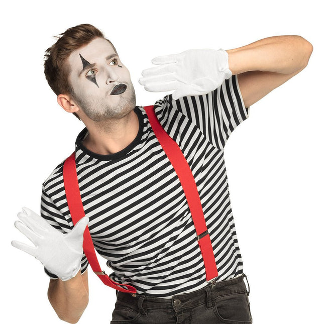 Witte Handschoenen met Drukknop van Boland koop je bij Partywinkel