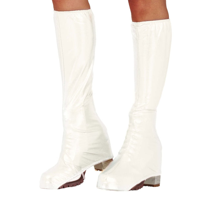 Witte Laarskappen 45cm - Partywinkel - 8434077270882