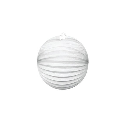 Witte Lampion 25cm van WeFiesta koop je bij Partywinkel