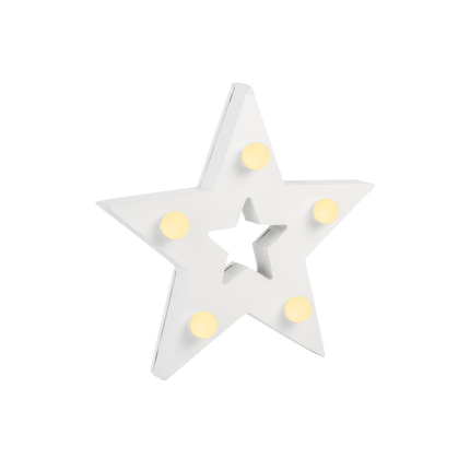 Witte Licht Ster van Paper Dreams koop je bij Partywinkel
