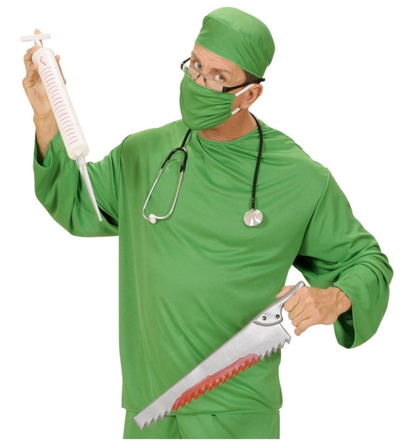 Witte Nep Spuit 55cm van Widmann koop je bij Partywinkel