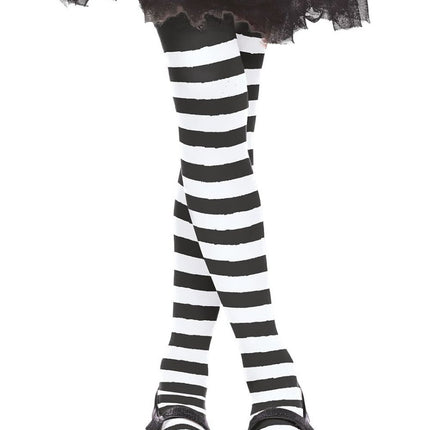 Witte Panty Gestreept Kind van Fiestas Guirca koop je bij Partywinkel