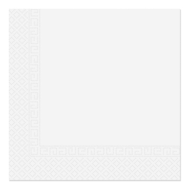 Witte Servetten 33cm 20st van Procos koop je bij Partywinkel