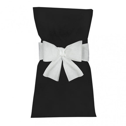 Witte Stoel Strik 19cm 6st van CHAKS koop je bij Partywinkel