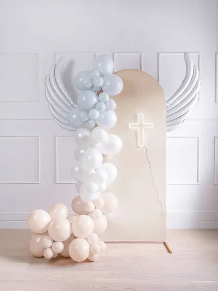 Witte Vleugels Folie 5,6m van Partydeco koop je bij Partywinkel