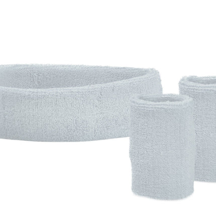 Witte Zweetbandjes Set van Wilbers & Wilbers koop je bij Partywinkel
