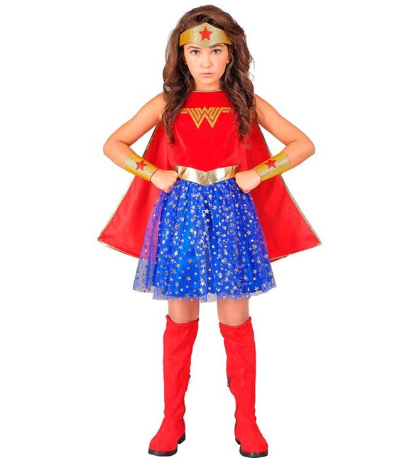 Wonder Girl Rood Blauw van Widmann koop je bij Partywinkel