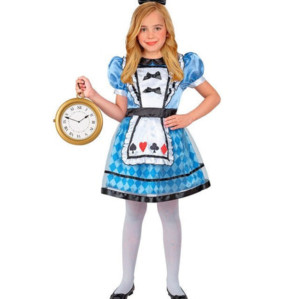 Wonderland Meisje Kostuum Blauw van Widmann koop je bij Partywinkel