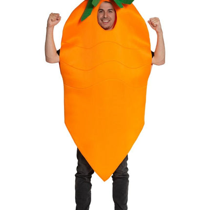 Wortel Kostuum Oranje van Partychimp koop je bij Partywinkel
