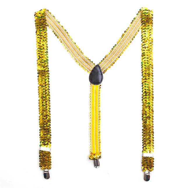 Tirantes con lentejuelas de neón de 2,5 cm