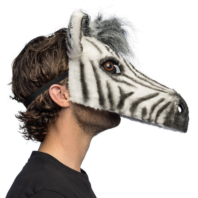 Zebra Masker van Boland koop je bij Partywinkel