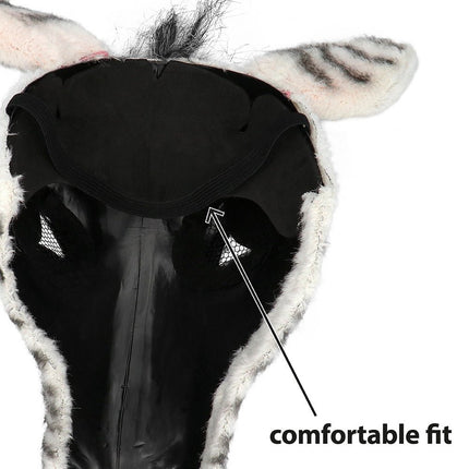 Zebra Masker van Boland koop je bij Partywinkel