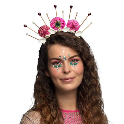 Zeemeermin Haarband Schelpen van Boland koop je bij Partywinkel