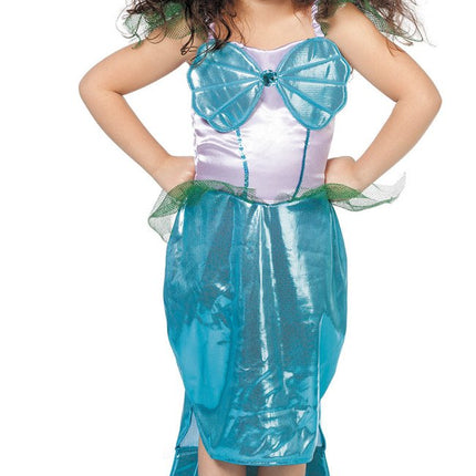 Zeemeermin Kostuum Blauw Meisje van Wilbers & Wilbers koop je bij Partywinkel