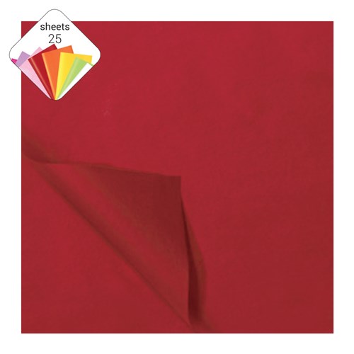 Papel polar seda burdeos 50x70cm
