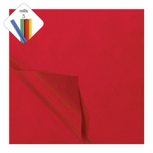 Papel de seda rojo oscuro 50x70cm