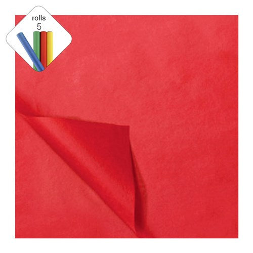 Papel de seda rojo 50x70cm