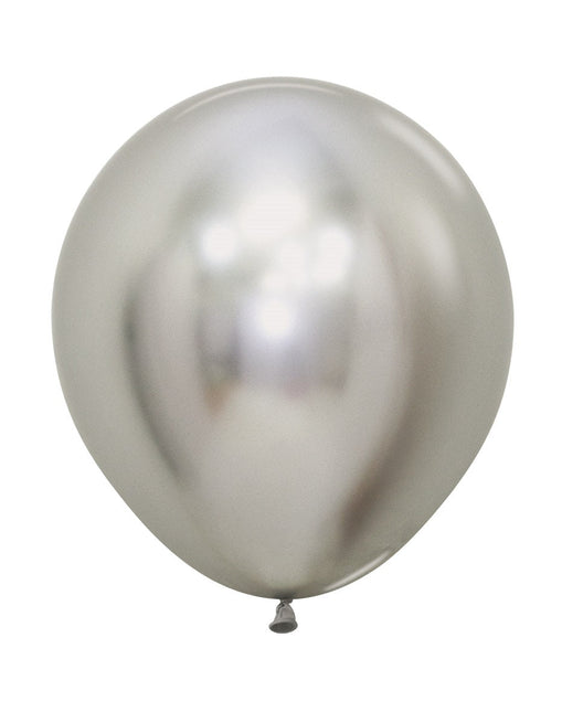 Zilveren Ballonnen 45cm 15st van Sempertex koop je bij Partywinkel