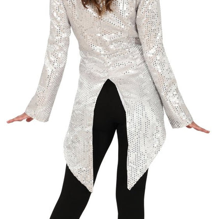 Zilveren Blazer Dames Pailletten van Fiestas Guirca koop je bij Partywinkel