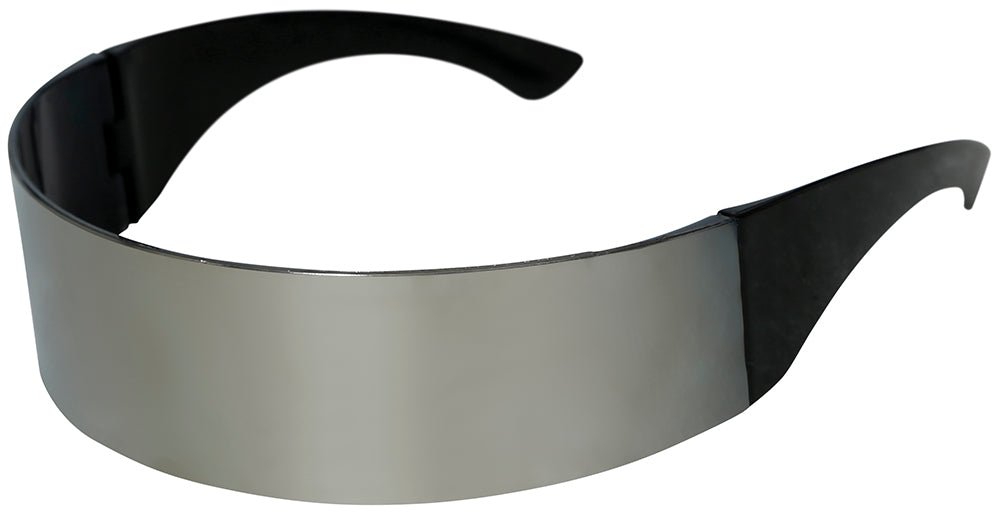 Zilveren Bril Futuristisch - Partywinkel - 8434077184974