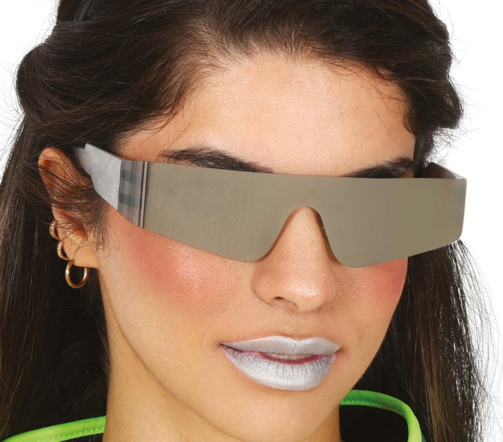 Zilveren Bril Spiegel - Partywinkel - 8434077184981