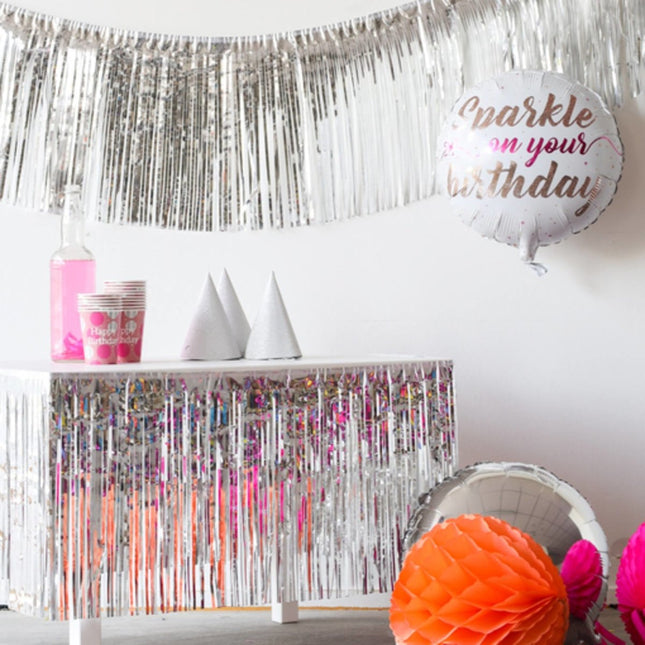 Zilveren Franje Slinger 6m van Folat koop je bij Partywinkel