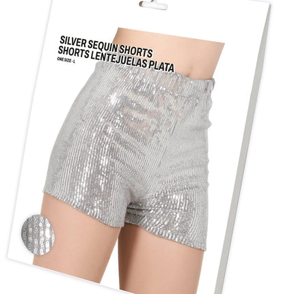 Zilveren Glitter Broek L van Fiestas Guirca koop je bij Partywinkel